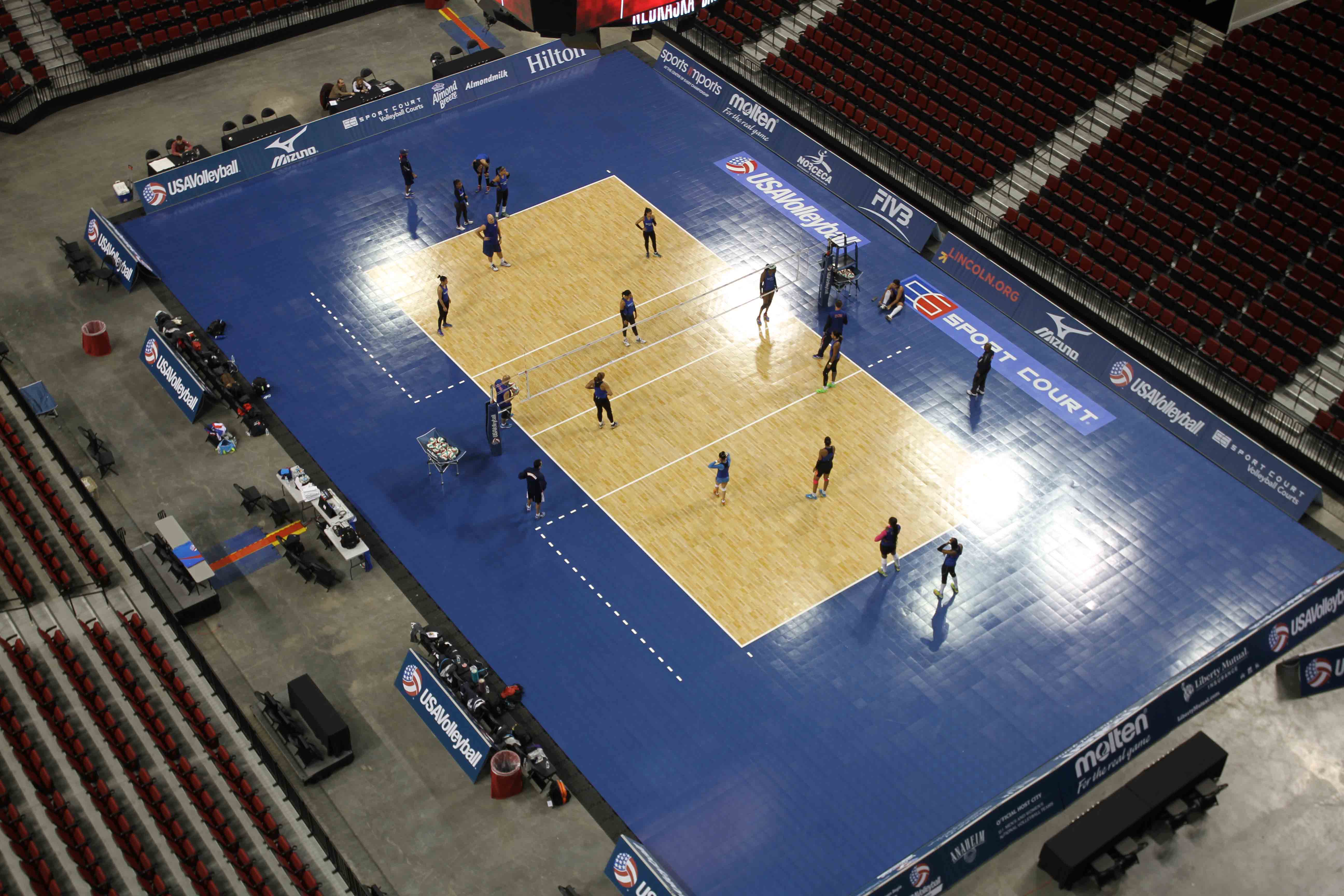 Sport Court is the Official Court for USA Volleyball NORCECA Women’s